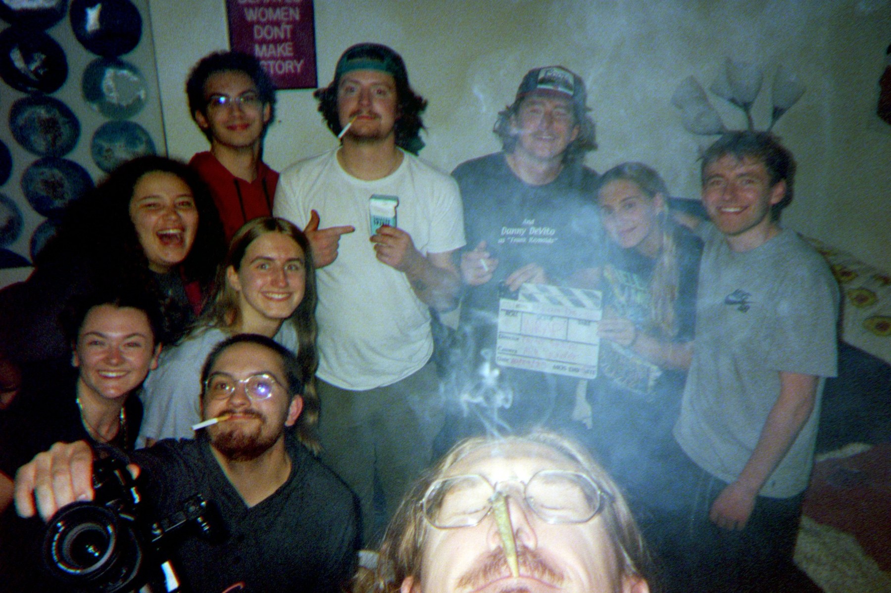 Cast and crew photo from set
